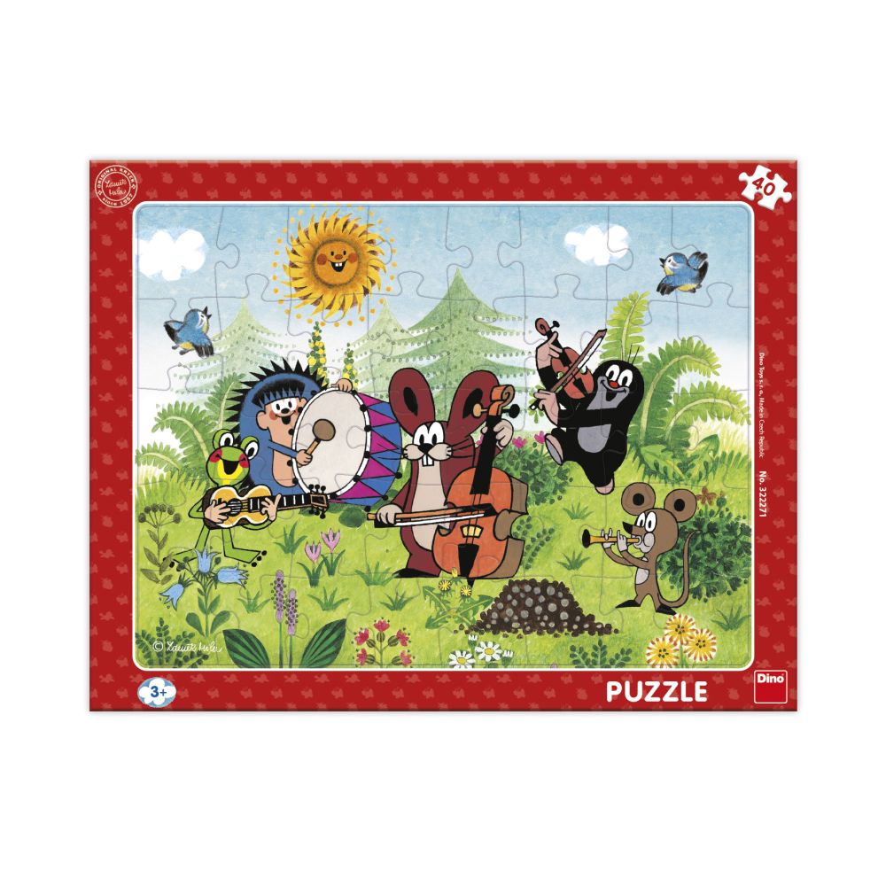 E-shop Dino KRTOK A KAPELA 40 doskové Puzzle