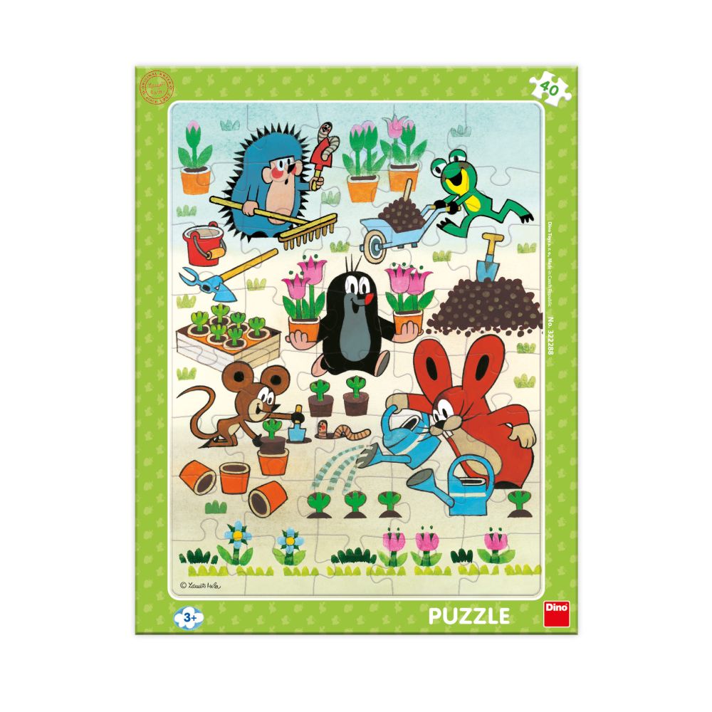 E-shop Dino KRTOK ZÁHRADNÍK 40 doskové Puzzle
