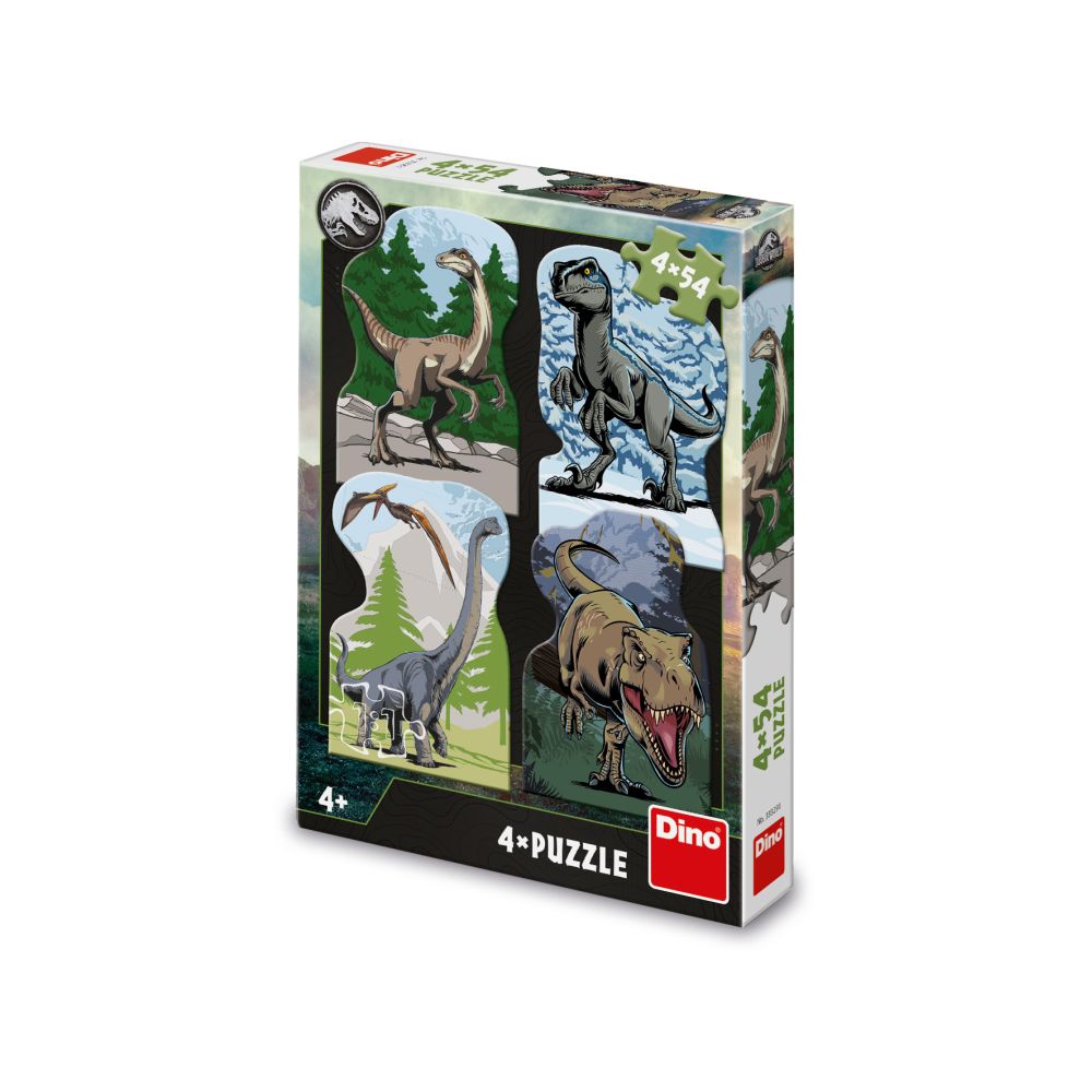 E-shop Dino JURSKÝ SVET 4x54 Puzzle
