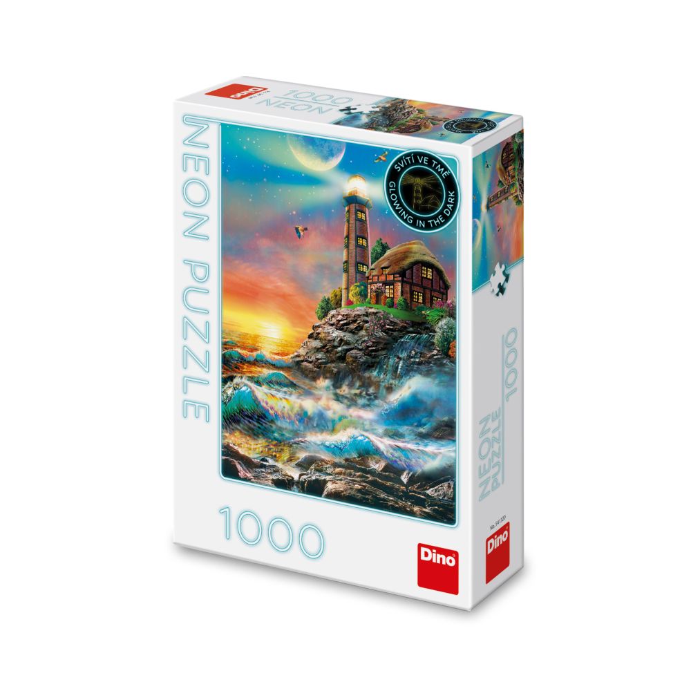 E-shop Dino MAJÁK 1000 neón Puzzle