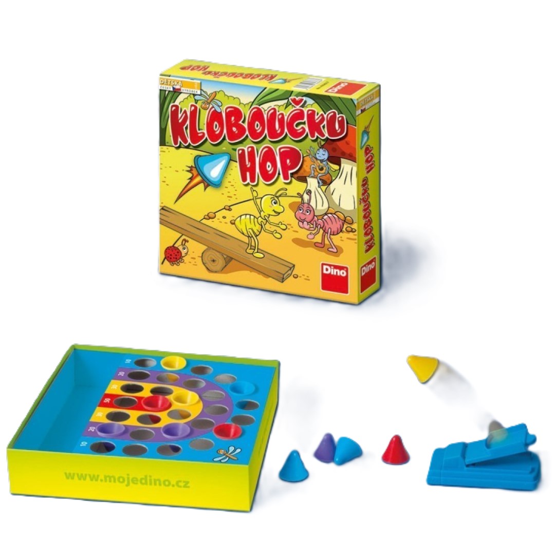 E-shop Dino Klobúčik hop hra
