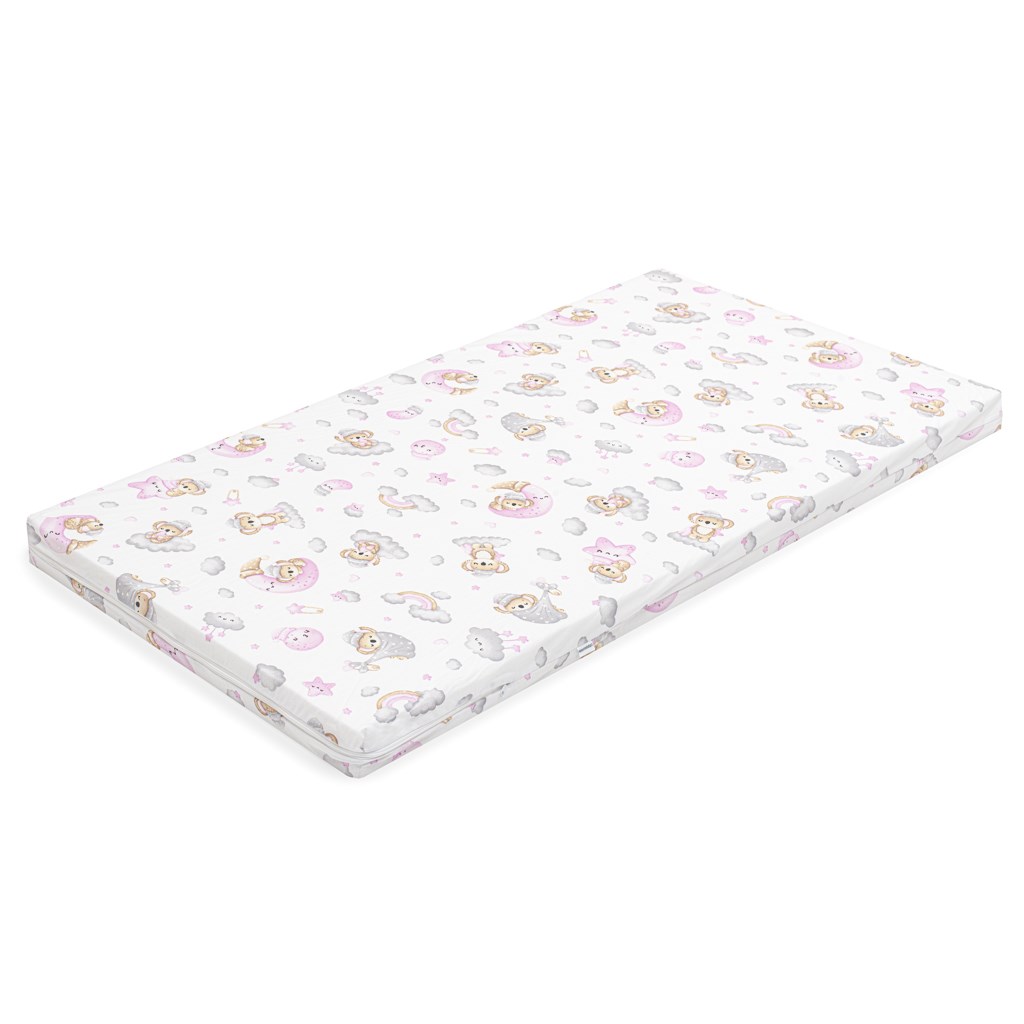 E-shop Detský penový matrac New Baby STANDARD 120x60x6 cm koala ružový - 53008