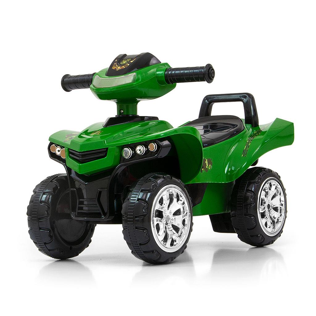 E-shop Detské odrážadlo so zvukom Štvorkolka Milly Mally Monster Military - 54749