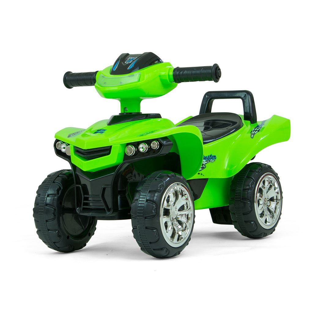 E-shop Detské odrážadlo so zvukom Štvorkolka Milly Mally Monster Green - 54752
