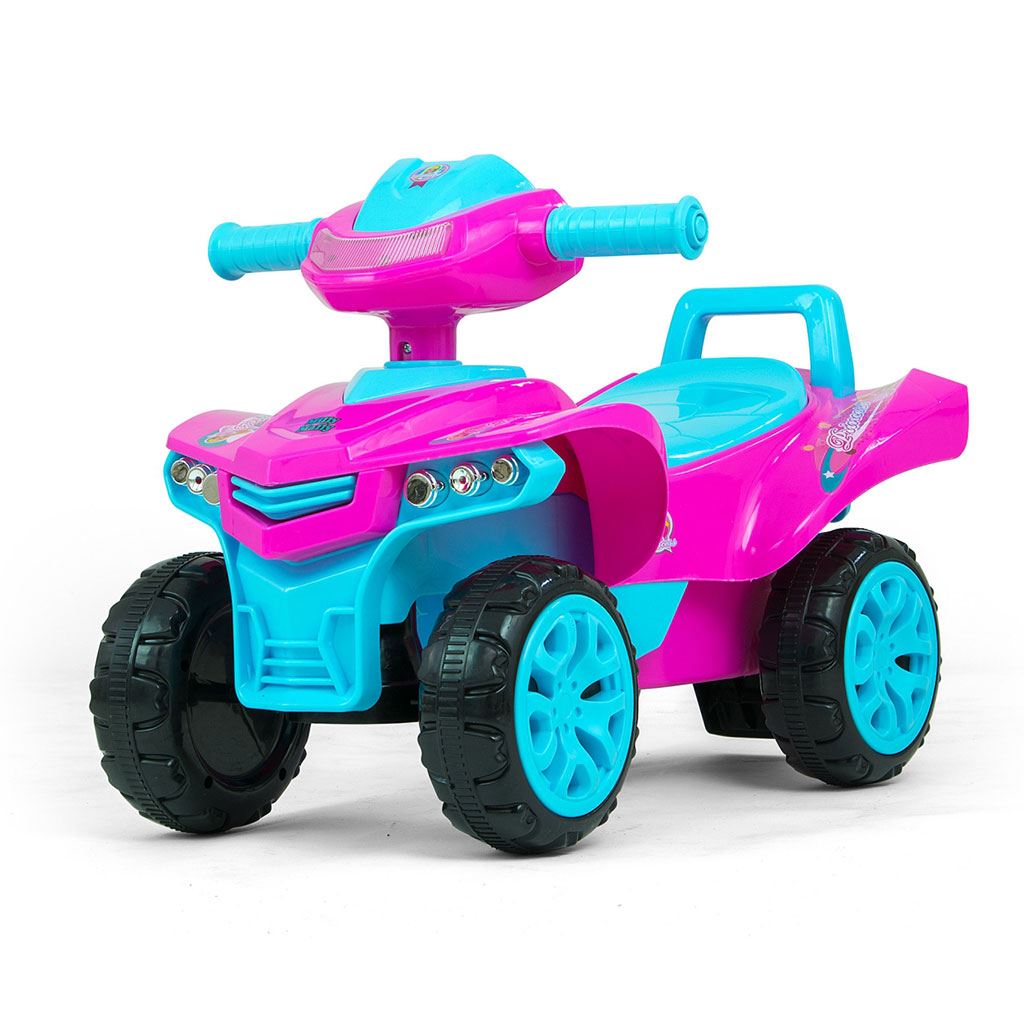 E-shop Detské odrážadlo so zvukom Štvorkolka Milly Mally Monster Pink - 54754