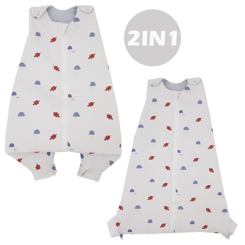 E-shop EKO Multifunkčný detský spací vak 2v1 SP-53-MUSHROOMS