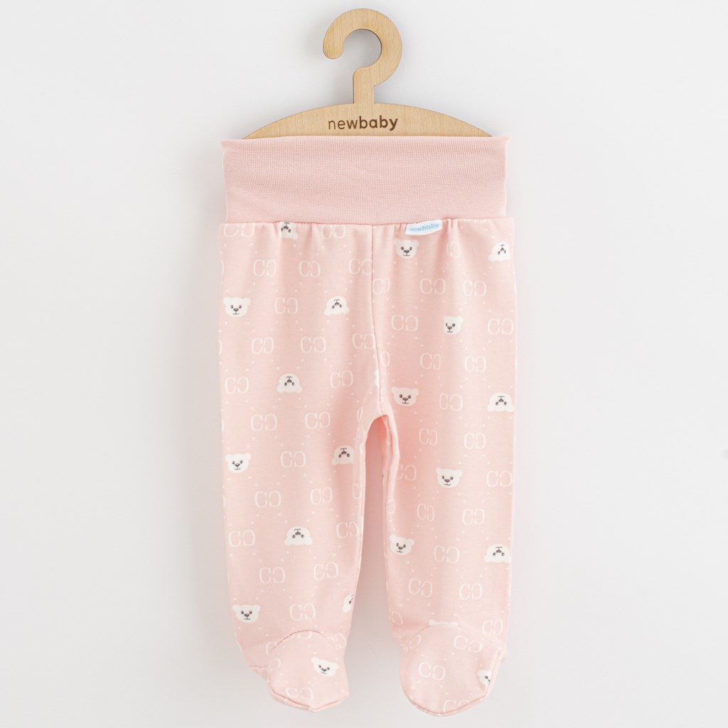 E-shop Dojčenské polodupačky New Baby Classic II medvedík biely, 56 (0-3m) - 54232