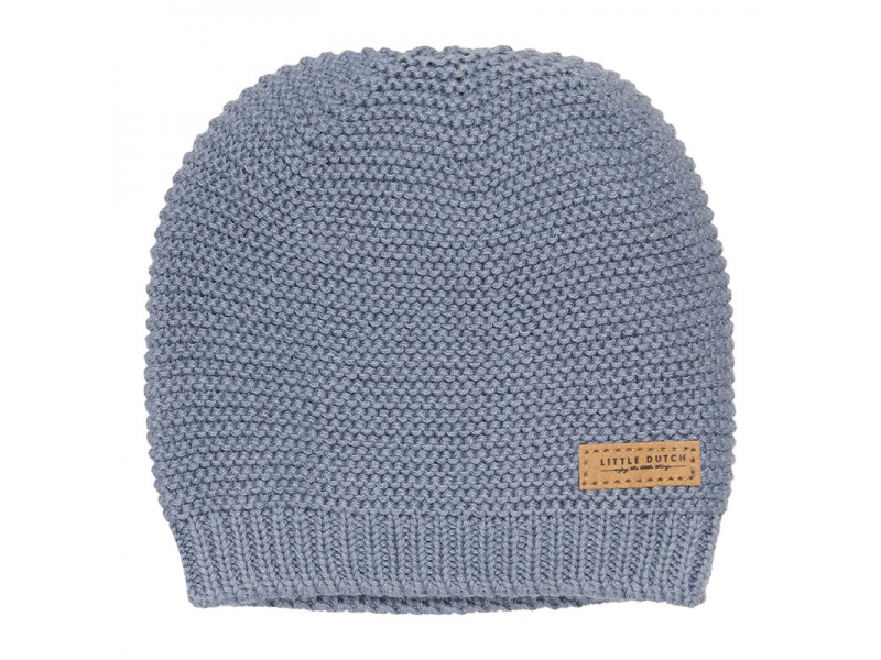 E-shop Little Dutch Čiapočka detská pletená Blue 0-6m