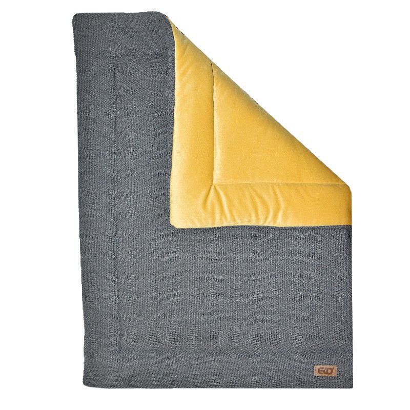 E-shop EKO Dečka z pleteniny VELVET PLE-75-GRAPHITE