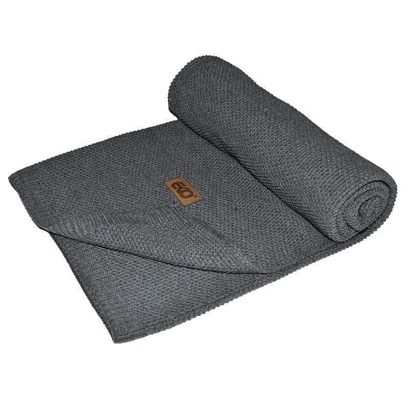 E-shop EKO Dečka z pleteniny PLE-73-GRAPHITE