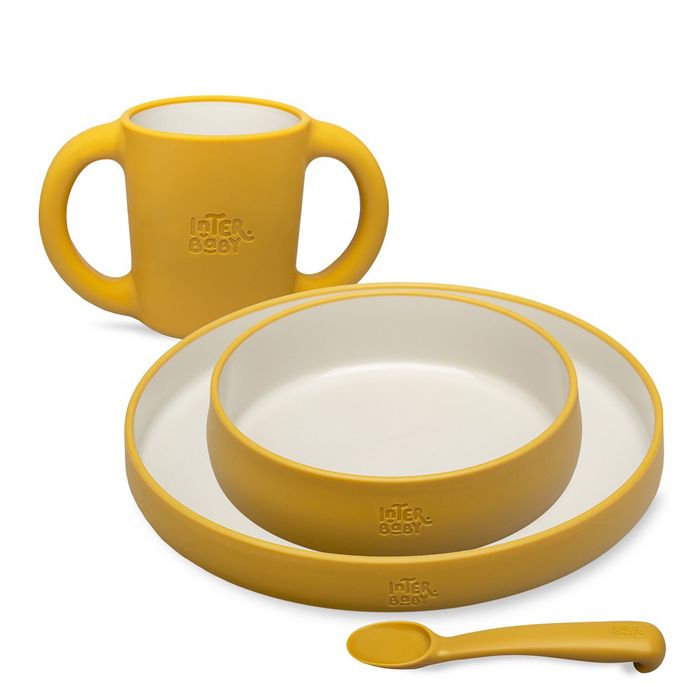 E-shop INTERBABY | Jedálenský set - okrový