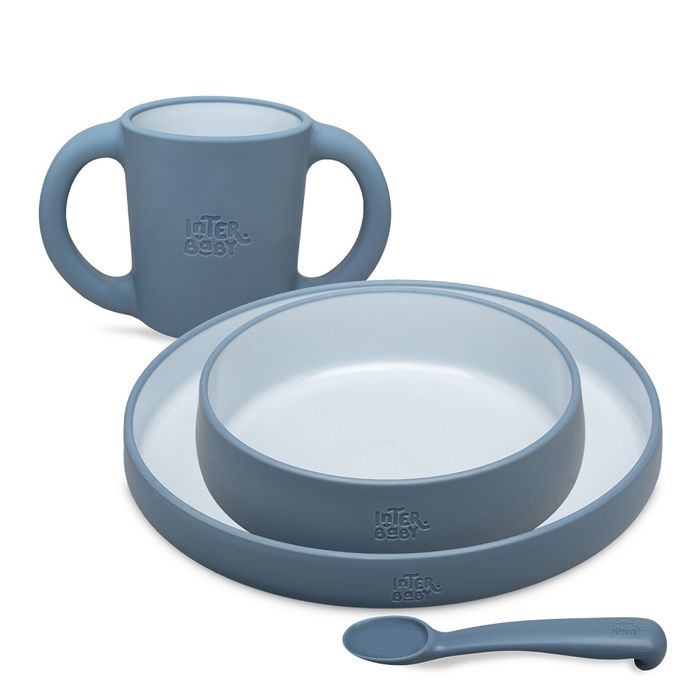 E-shop INTERBABY | Jedálenský set - modrý