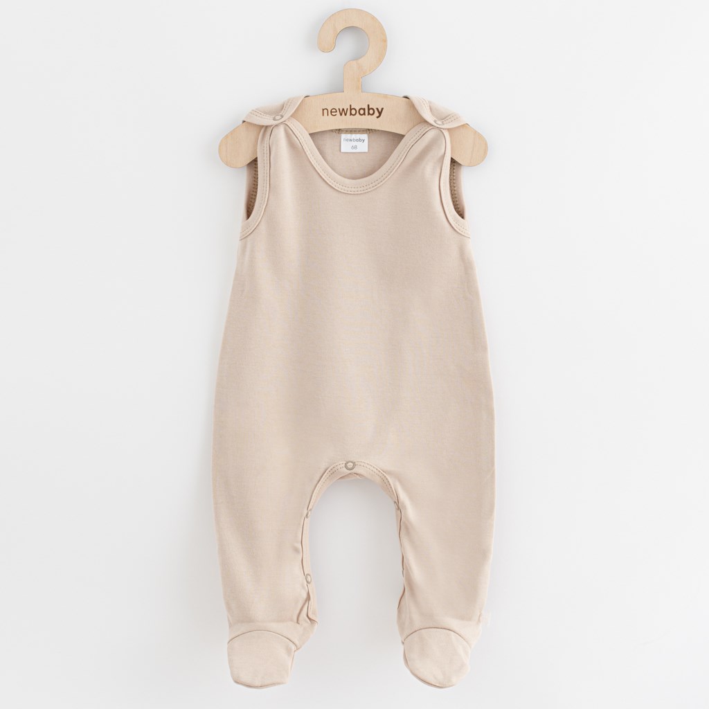E-shop Dojčenské dupačky New Baby Classic II svetlo béžové, 74 (6-9m) - 54168