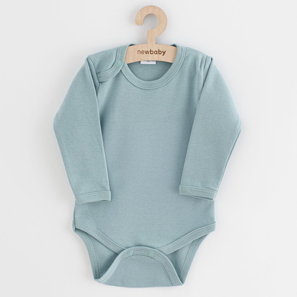 E-shop Dojčenské body New Baby Classic II tmavo mätové, 80 (9-12m) - 54381