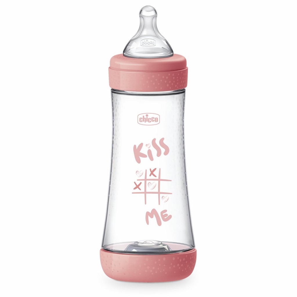 E-shop CHICCO Fľaša dojčenská Perfect5 silikón 300ml dievča