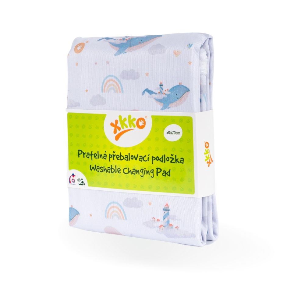 E-shop XKKO - Prebaľovacia podložka - Sky Whale
