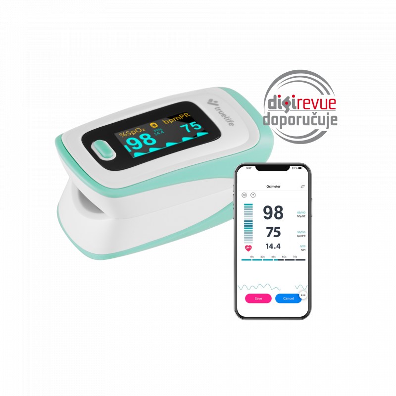 E-shop TrueLife Oximeter X5 BT – Pulzný oxymeter s Bluetooth