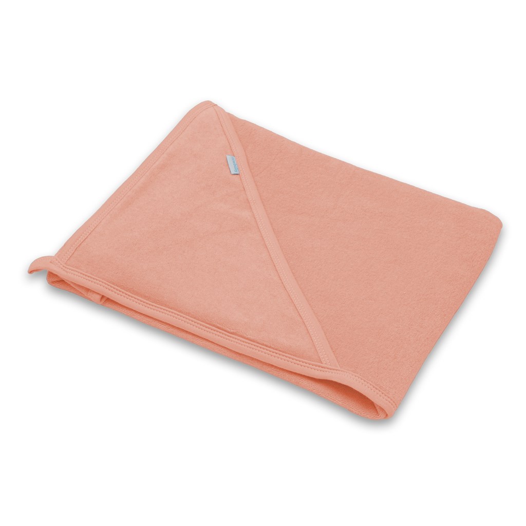 E-shop Detská luxusná froté osuška s kapucňou New Baby Comfortably 80x80 pink - 53684