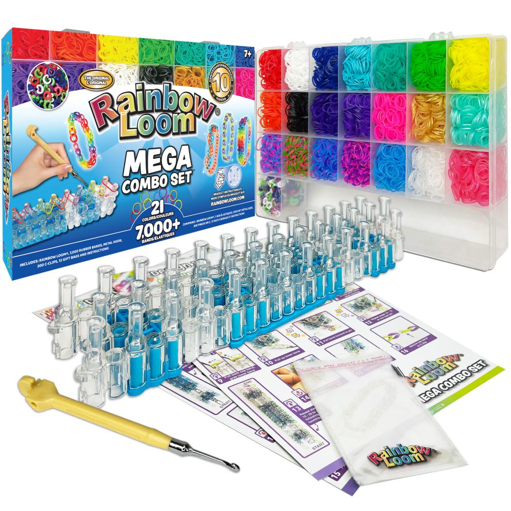 E-shop Rainbow Loom Mega Combo Set - výrobky a náramky z gumiček