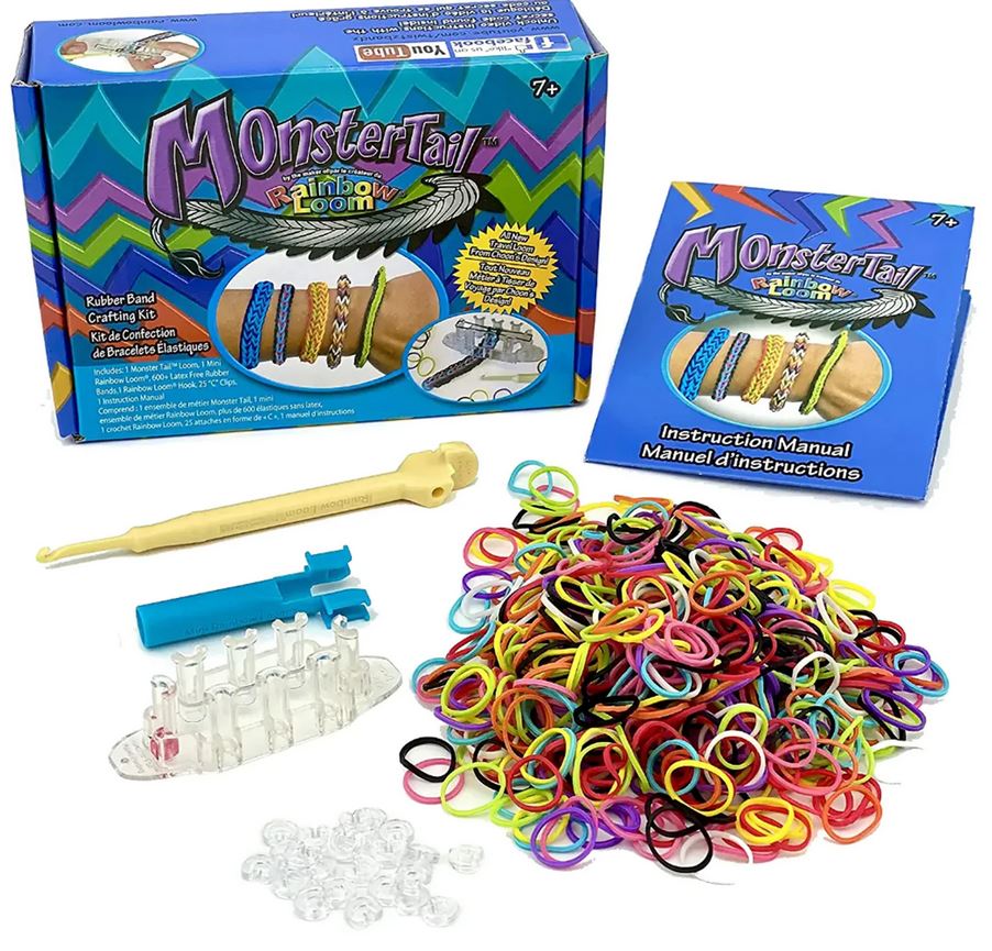 E-shop Rainbow Loom Monster-Tail™ - cestovný set - výrobky a náramky z