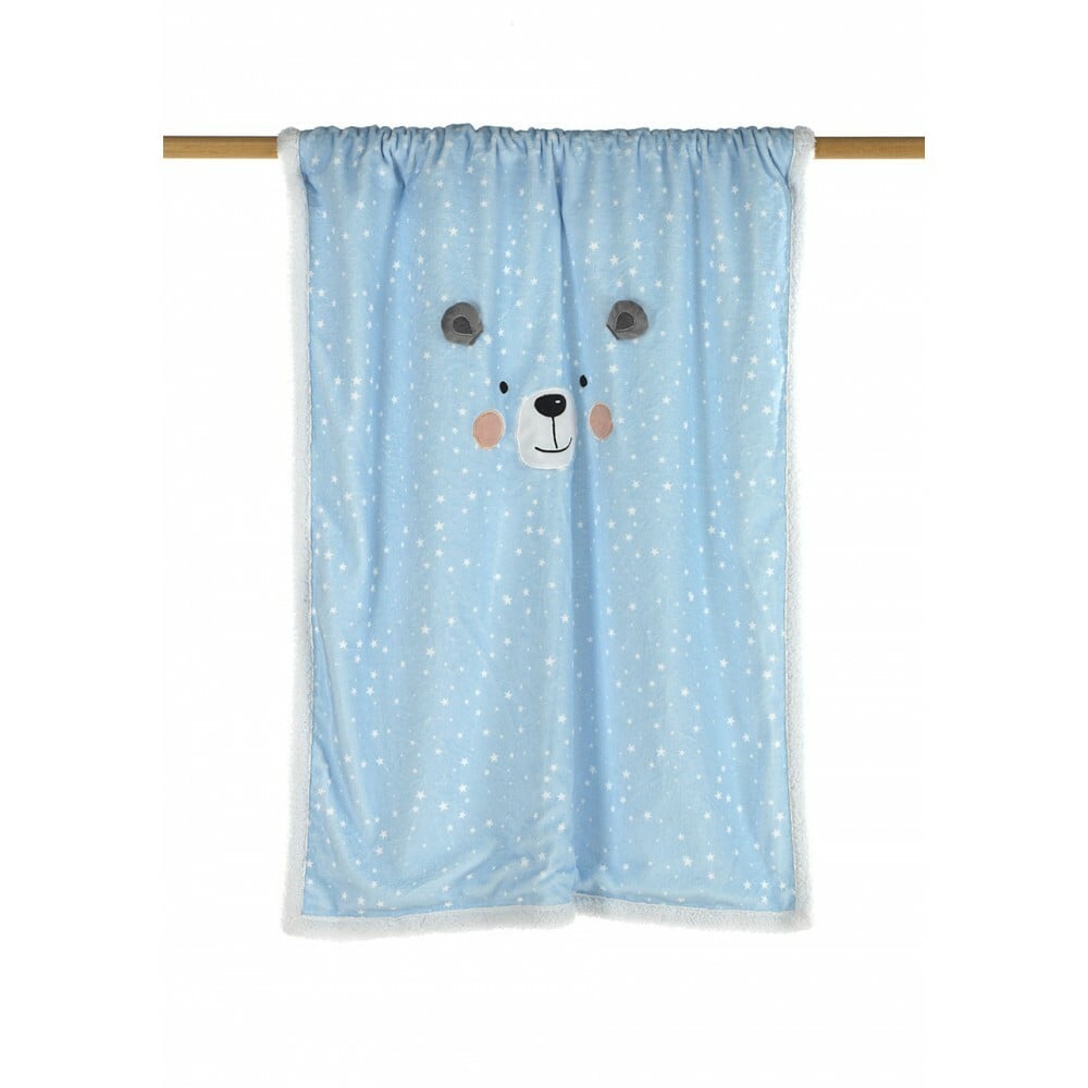 E-shop Mora Karu J75 Detská deka, 80x110cm, modrá