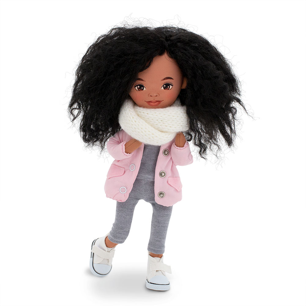 E-shop Látková bábika Orange Toys -Tina in a Pink Jacket