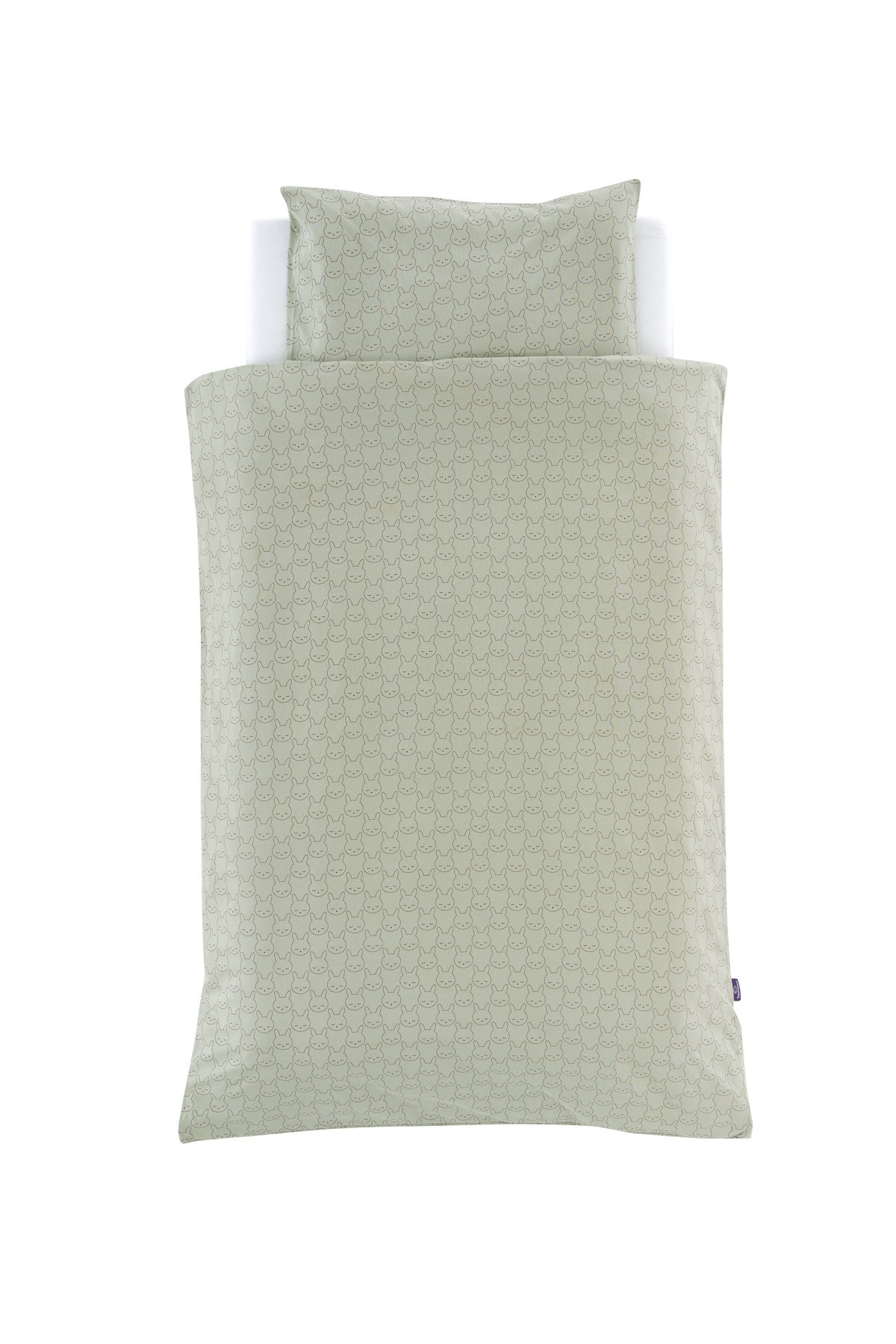 TRÄUMELAND obliečky Jersey 100/135 + 40/60 Kuschelhase Grün