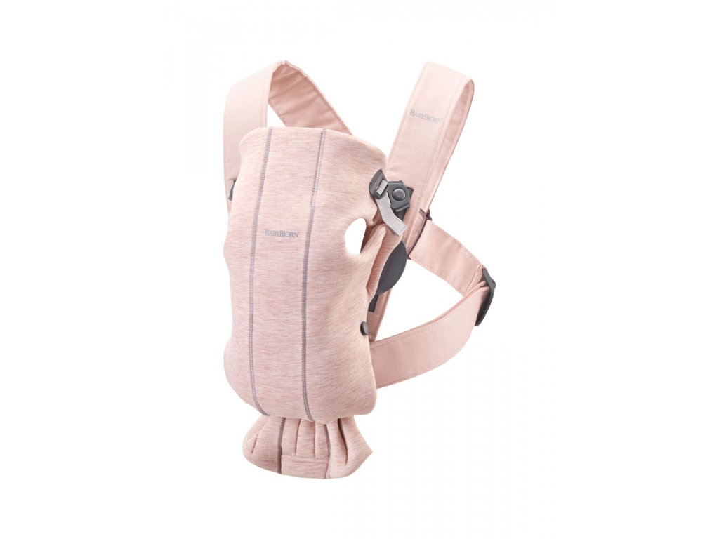 E-shop Baby Bjorn nosič MINI 3D Jersey farba:light pink