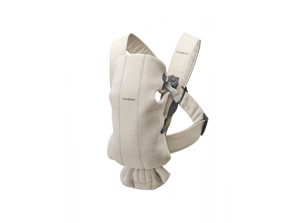 E-shop Baby Bjorn nosič MINI 3D Jersey farba:light beige