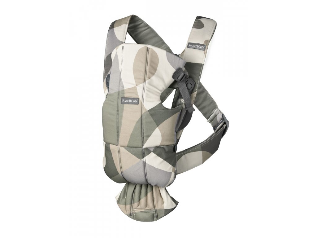 E-shop Baby Bjorn nosič MINI Cotton farba:khaki green print