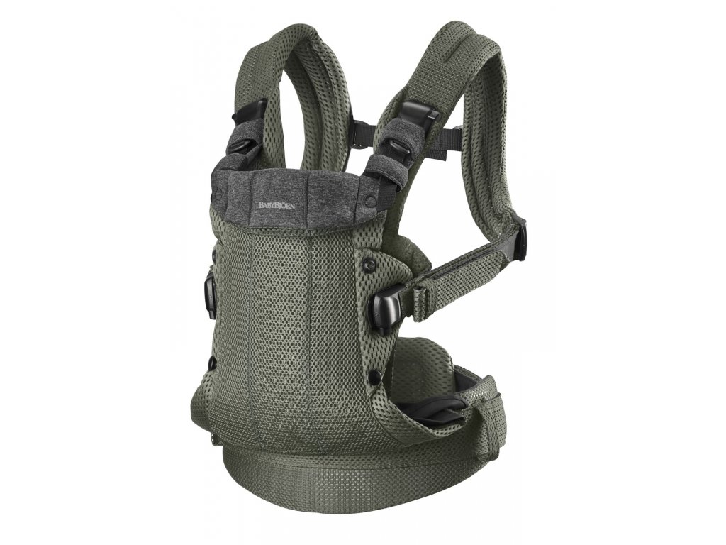 E-shop Baby Bjorn ergonomický nosič HARMONY 3D mesh farba:dark green