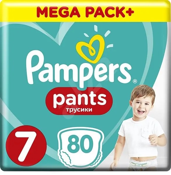 E-shop Pampers Pants S7 , 17+kg 80 ks