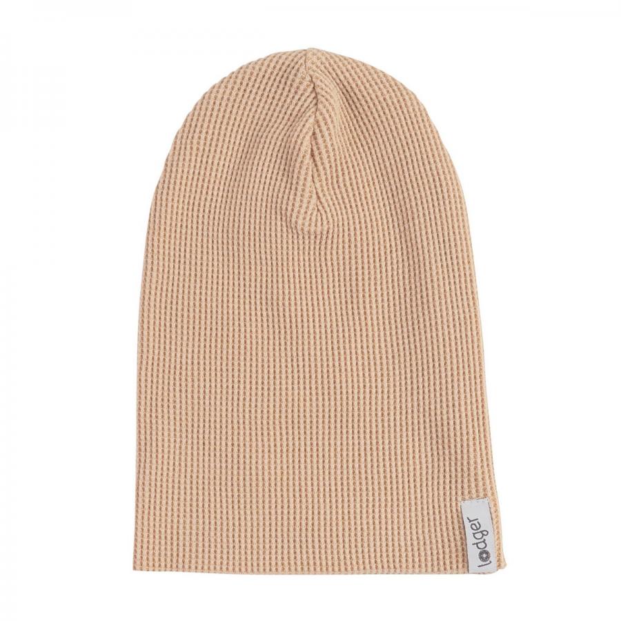 E-shop LODGER Čiapka Beanie Ciumbelle, farba Linen