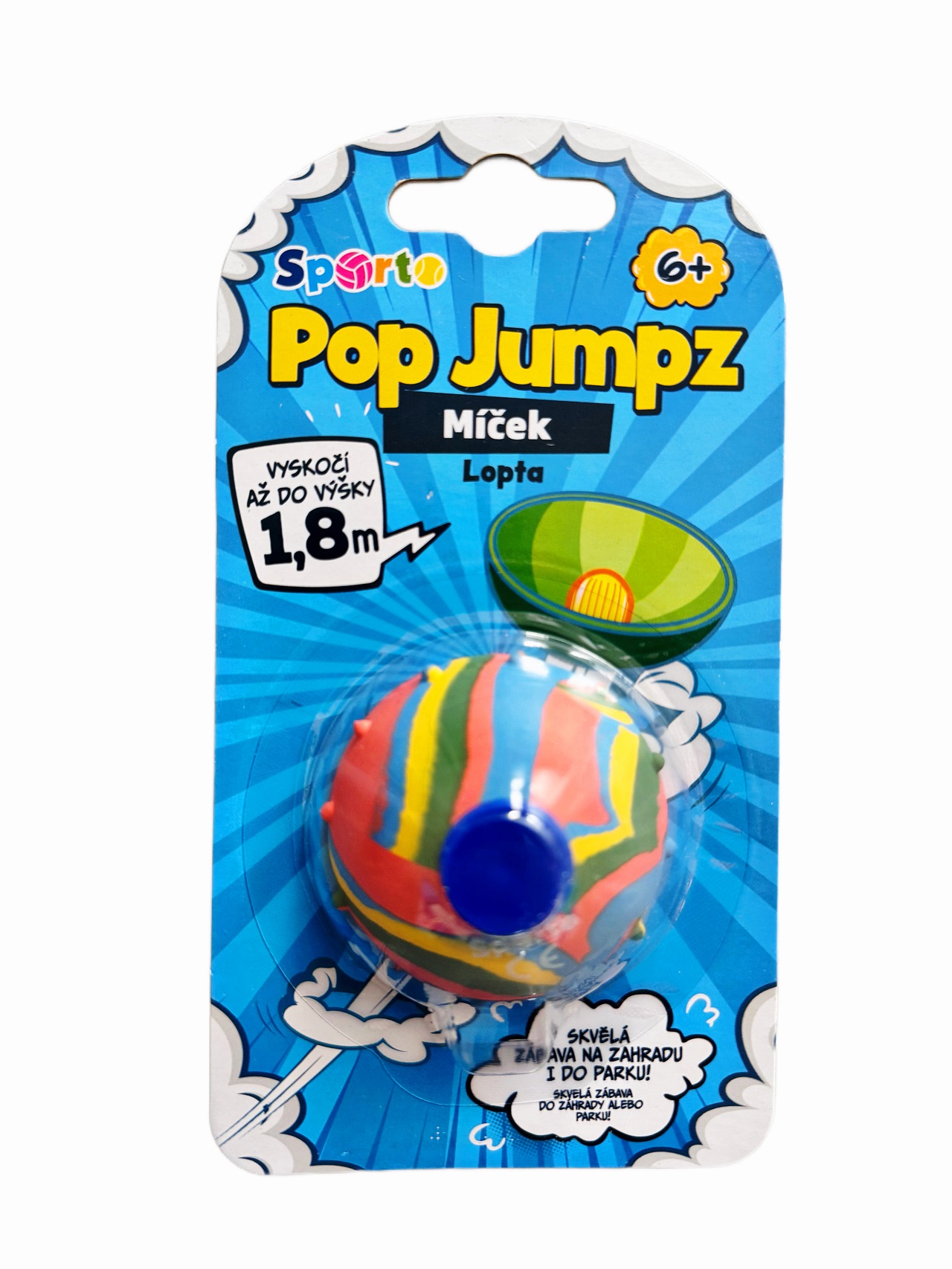 E-shop SPORTO Pop Jumpz loptička