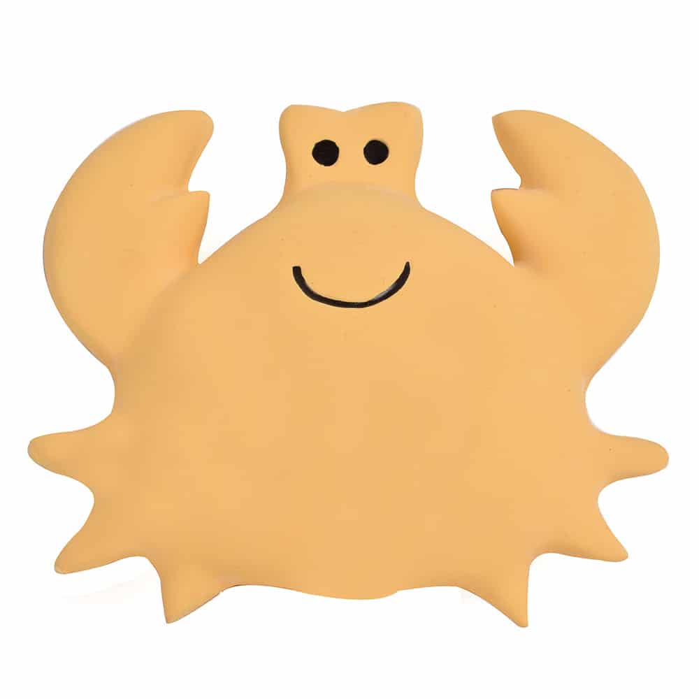 E-shop Tikiri Ocean Buddies - hrkálka a hryzátko z prírodnej gumy,Krab