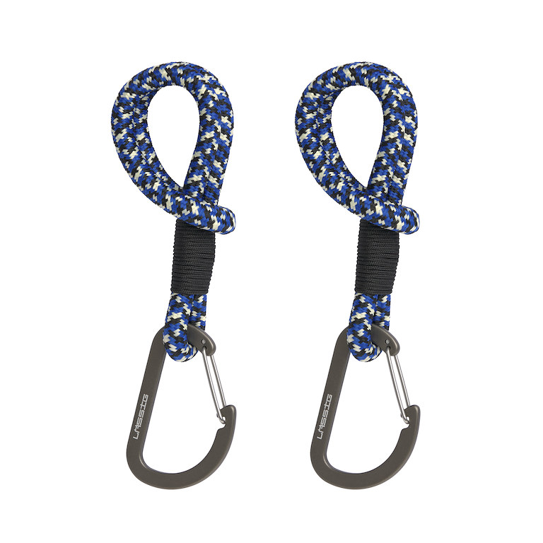E-shop Lässig FAMILY LÄSSIG Casual Stroller Hooks Cord 2024 black/blue/vanilla