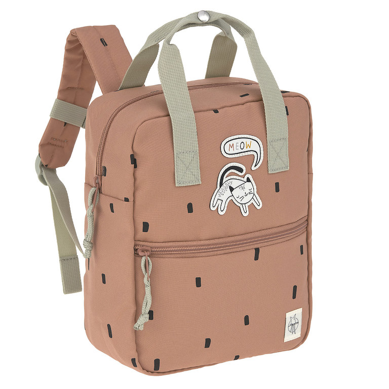 E-shop Lässig KIDS LÄSSIG Mini Square Backpack Happy Prints caramel