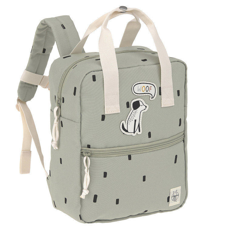 E-shop Lässig KIDS LÄSSIG Mini Square Backpack Happy Prints light olive