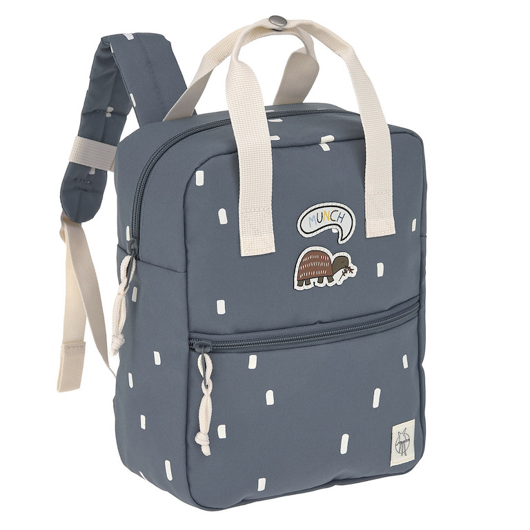 E-shop Lässig KIDS LÄSSIG Mini Square Backpack Happy Prints midnight blue