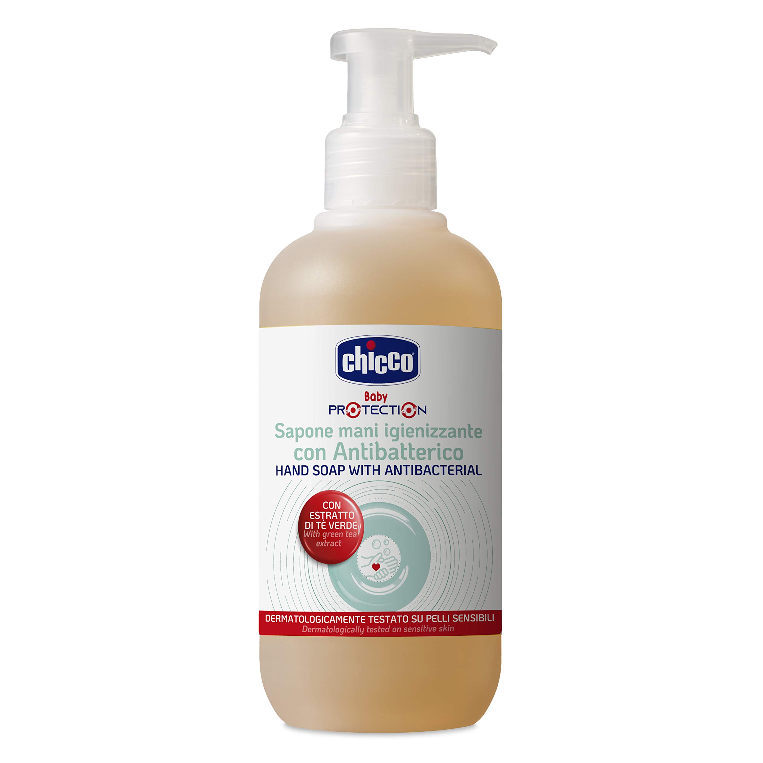 E-shop Chicco Baby Protection dezinfekčné mydlo na ruky s antibakteriálnym účinkom 250 ml