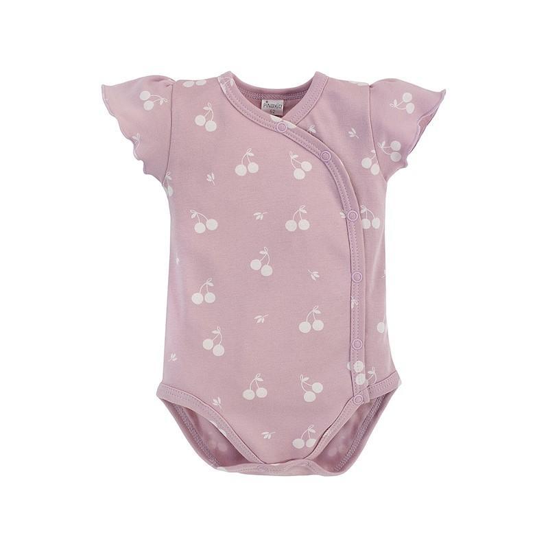 E-shop PINOKIO Body na zapínanie krátky rukáv Sweet cherry veľ. 62