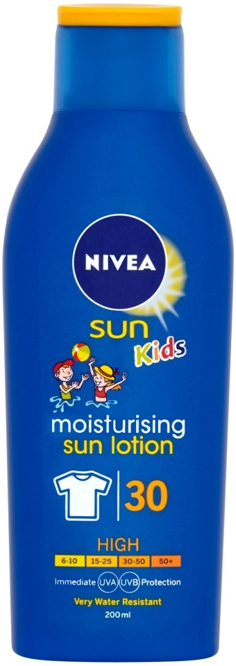 E-shop Nivea Sun Kids detské mlieko na opaľovanie SPF 30 200 ml