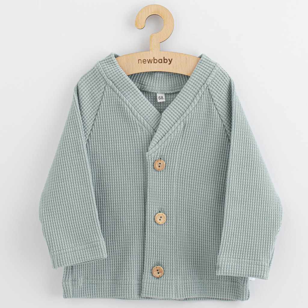 E-shop Dojčenský kabátik na gombíky New Baby Luxury clothing Oliver sivý, 86 (12-18m) - 54994