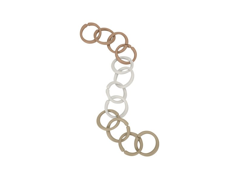 E-shop Little Dutch Spojovacie krúžky reťaz Beige