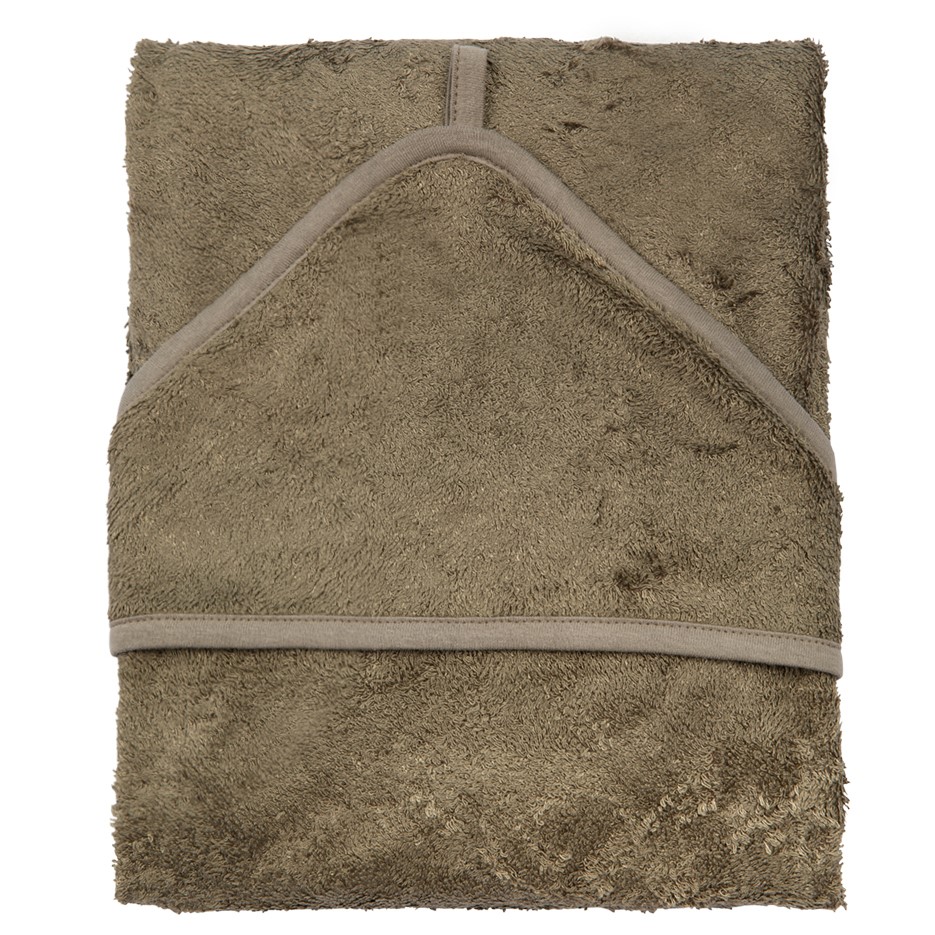 E-shop TIMBOO Osuška s kapucňou 75 x 75 cm farba:Jungle green