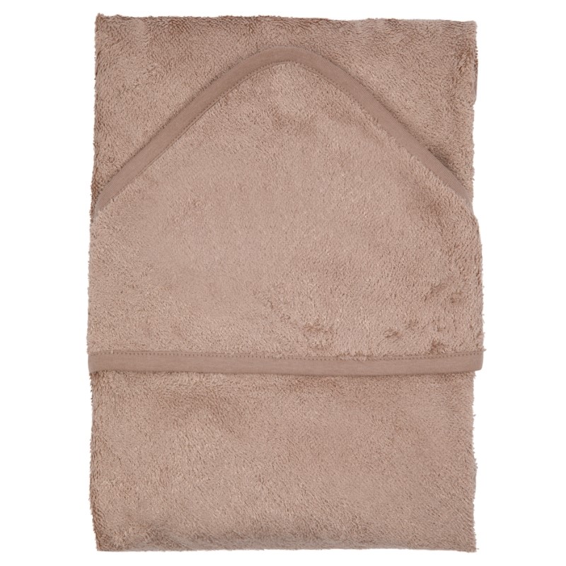 E-shop TIMBOO Osuška s kapucňou XXL 95x95cm farba:savannah sand