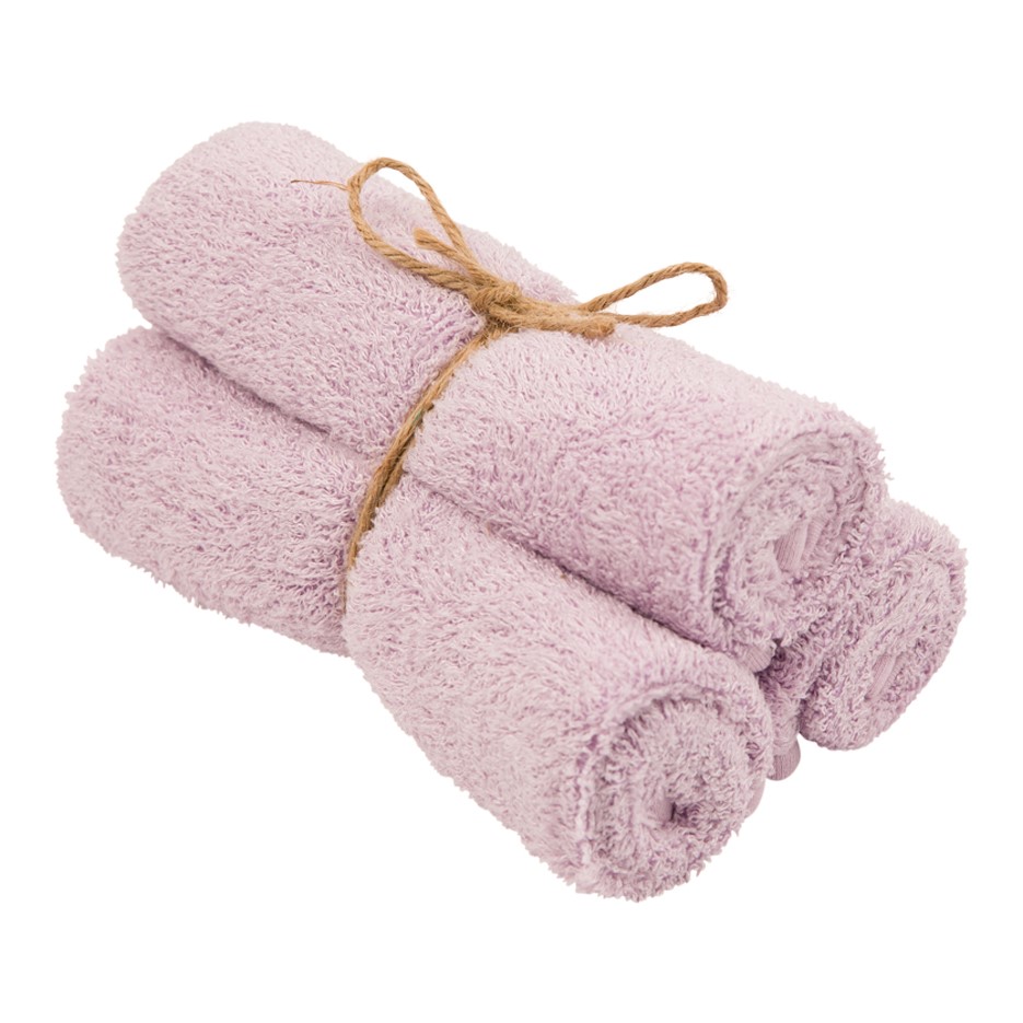 E-shop TIMBOO Uterák 3 ks 29,5 x 50 cm farba:silky lilac