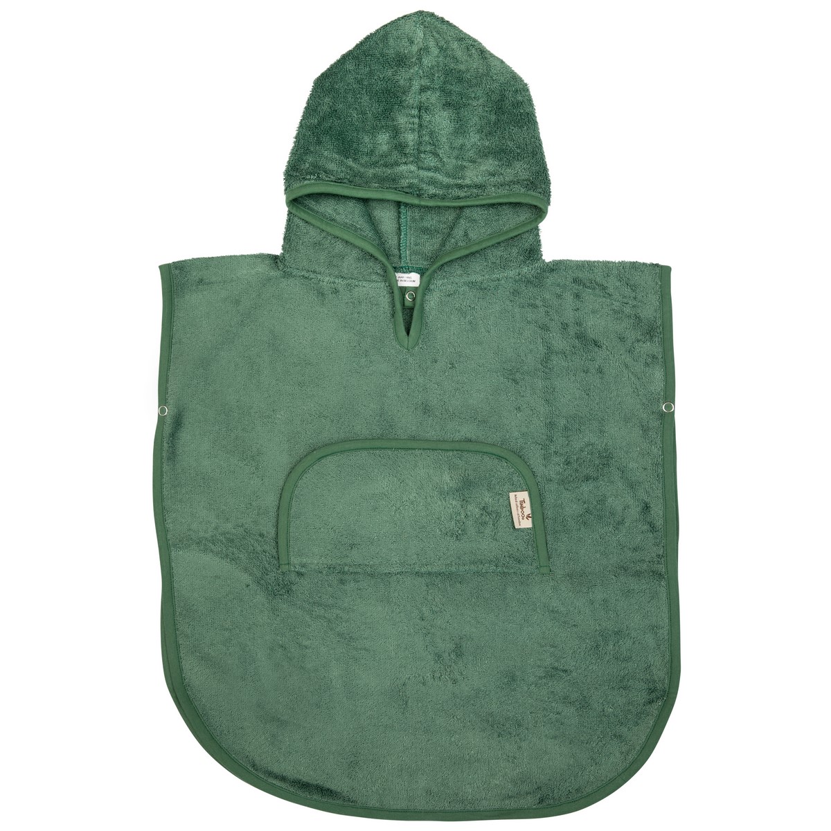 E-shop TIMBOO pončo V-neck, Aspen Green