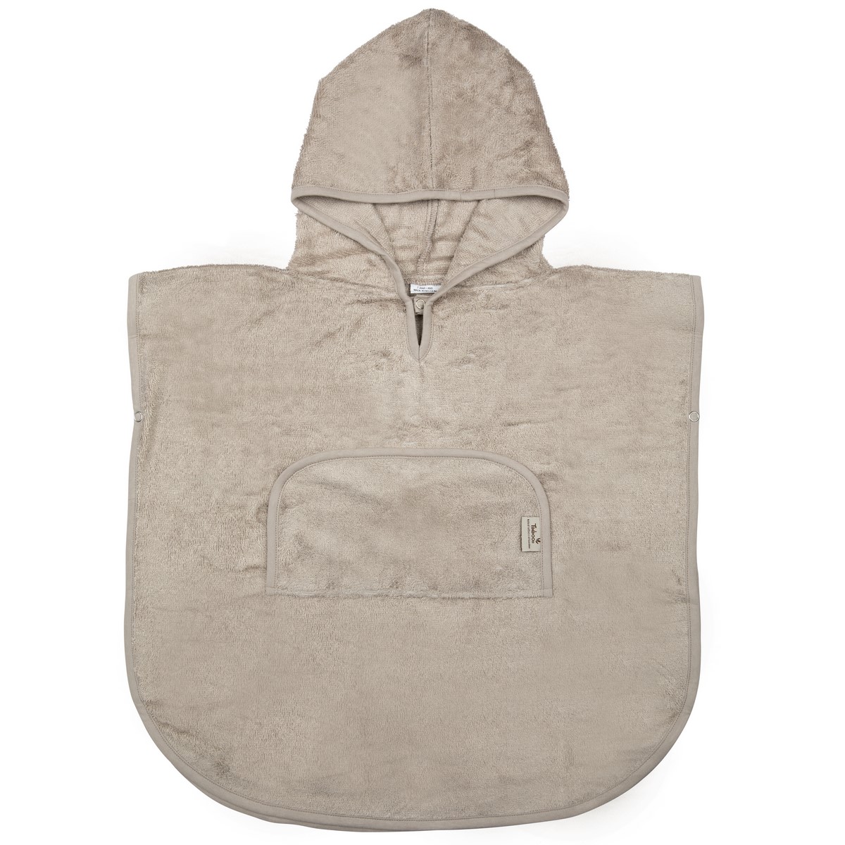E-shop TIMBOO pončo V-neck, Feather grey