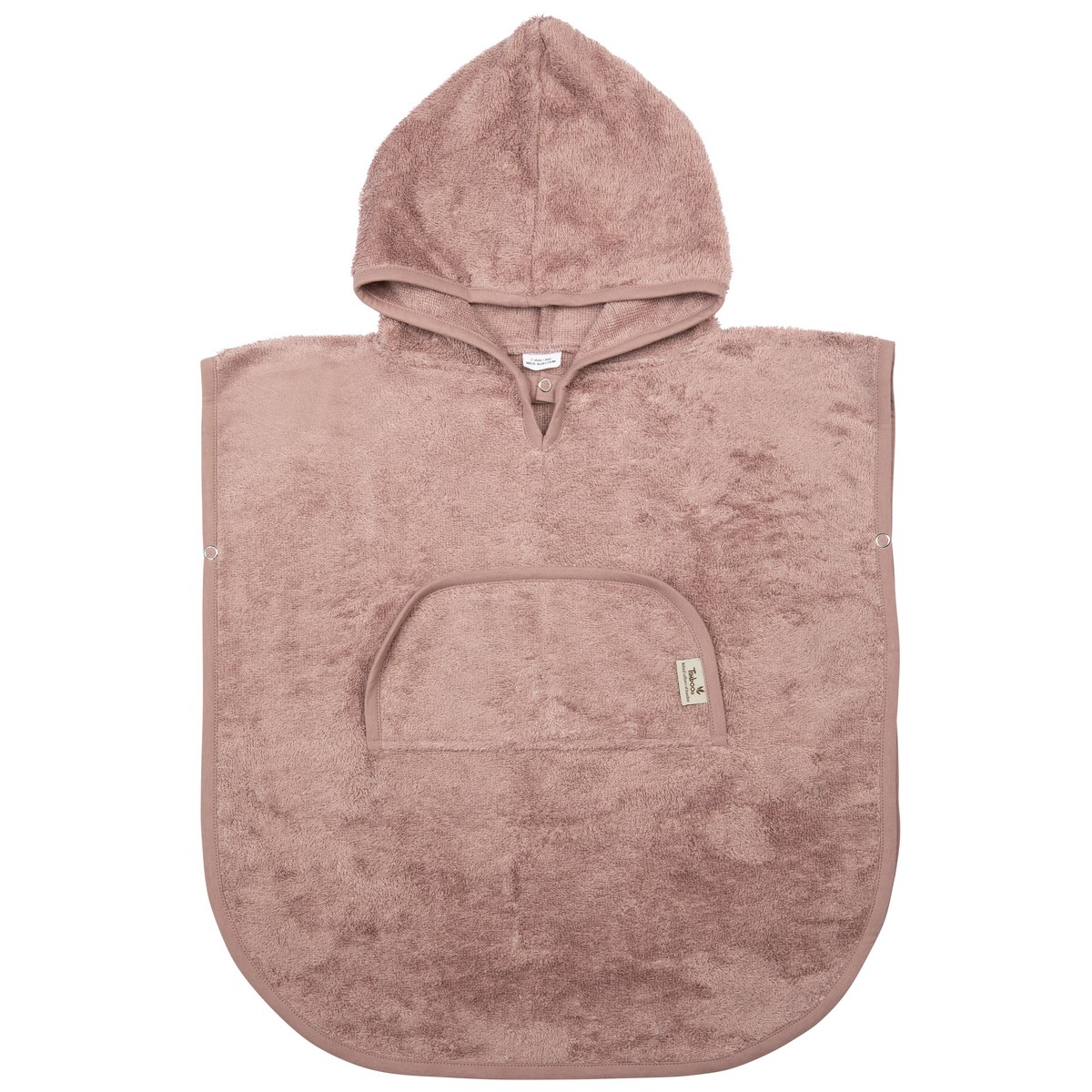 E-shop TIMBOO pončo V-neck, mellow mauve
